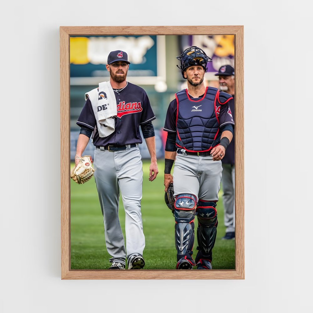 Poster Shane bieber – affiche Baseball (vue 4)